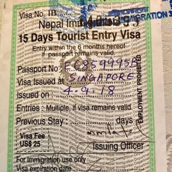 Nepal Visa